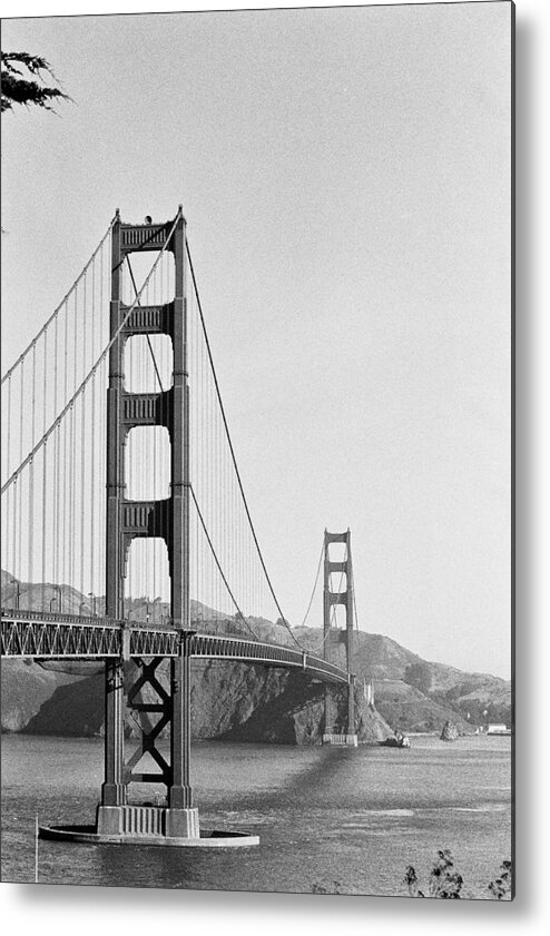 Golden Gate Bridge Metal Print featuring the photograph Off Color by Lucia Vicari