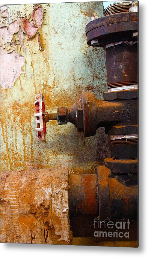 Rust Metal Print featuring the photograph Off by Nina Silver