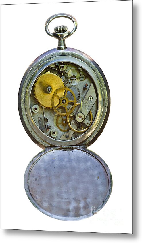 Gears Metal Print featuring the photograph Old Clock by Michal Boubin