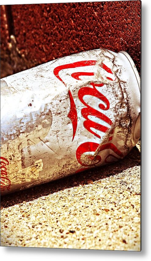 Coke Metal Print featuring the photograph Old Coke Can by Michael Hope