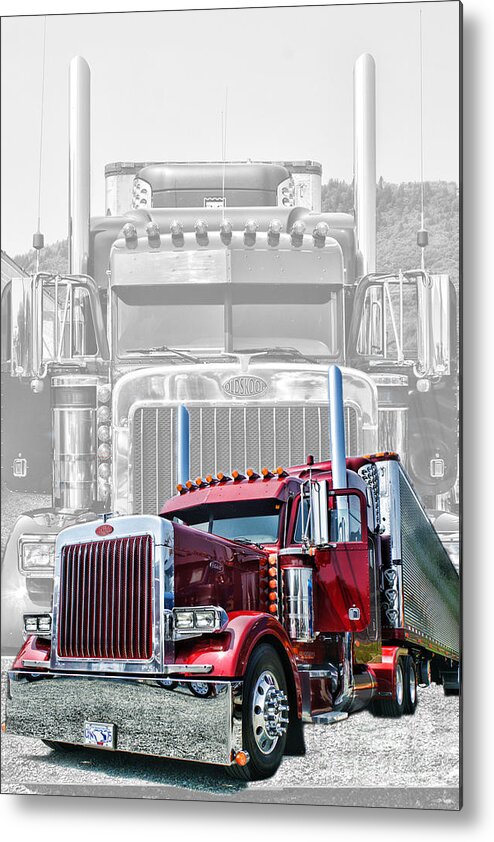 Trucks Metal Print featuring the photograph Old Skool-Double Pete by Randy Harris