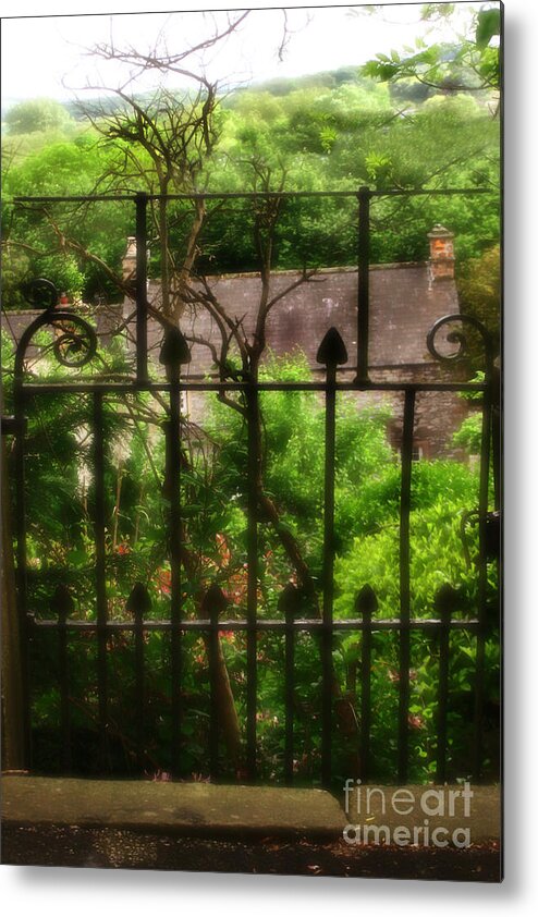Garden Metal Print featuring the photograph Old Victorian Gate - Peak District - England by Doc Braham