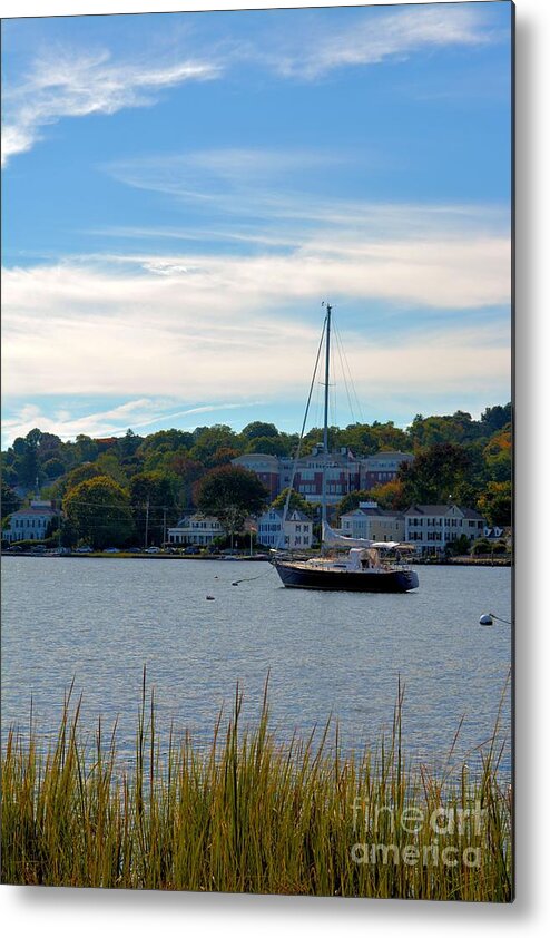 Mystic Metal Print featuring the photograph On the River by Tammie Miller