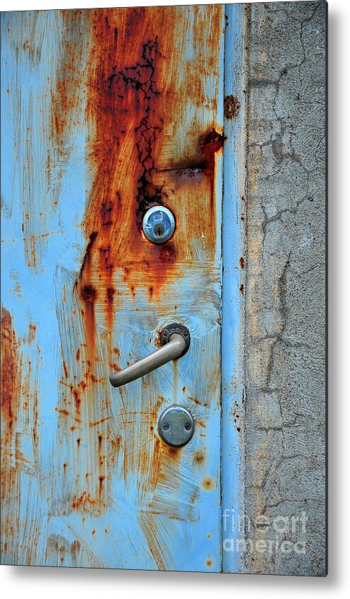 Door Metal Print featuring the photograph Open No More by Randi Grace Nilsberg