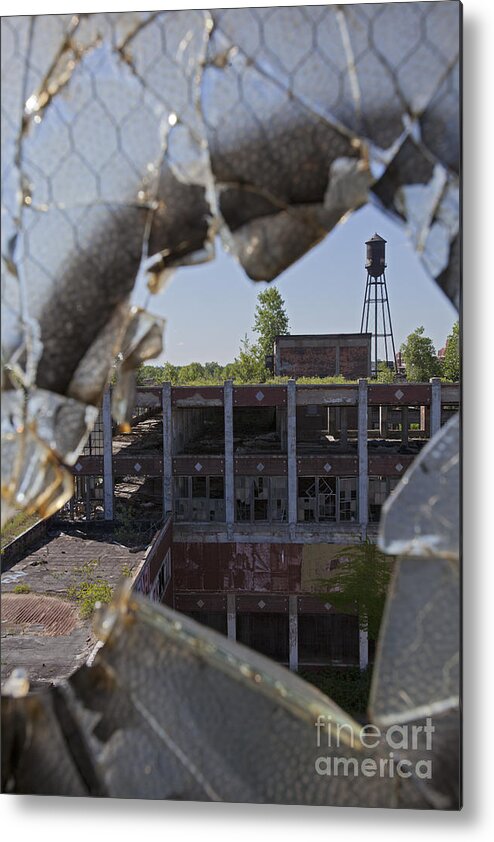 Auto Metal Print featuring the photograph Packard Factory by Jim West