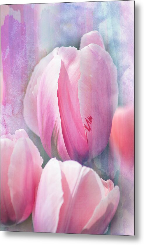 Pastel Metal Print featuring the photograph Pastels of Spring by John Rivera