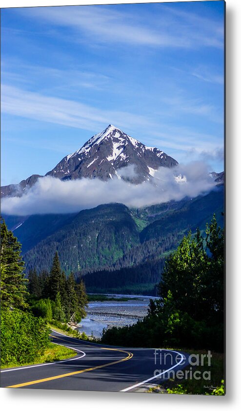 Alaska Metal Print featuring the photograph Path through Alaska by Jennifer White