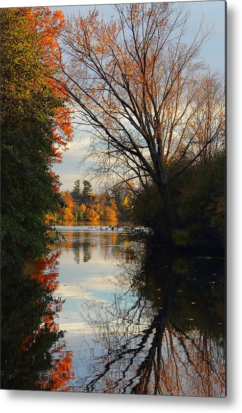 Wausau Metal Print featuring the photograph Peaceful October Afternoon by Dale Kauzlaric