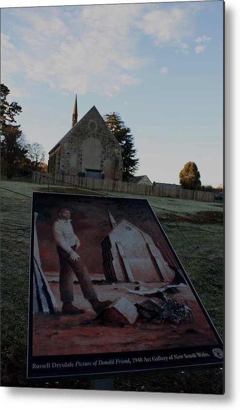 Australian Metal Print featuring the photograph Picture of Donald Friend by Ian Ramsay