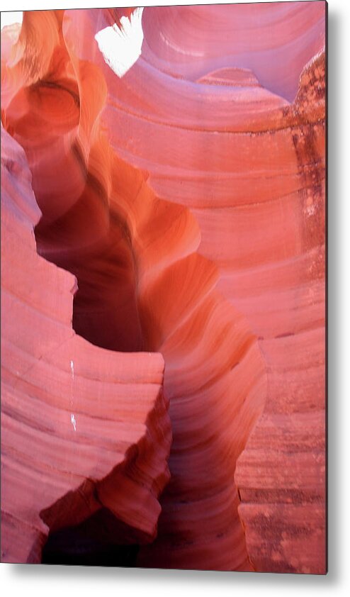 Canyon Metal Print featuring the photograph Pink Cleft II - Antelope Canyon by Christiane Schulze Art And Photography