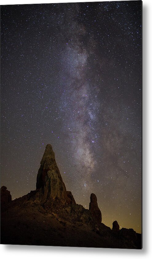 Tranquility Metal Print featuring the photograph Pinnacles And Milky Way 8470 by Jan Maguire Photography