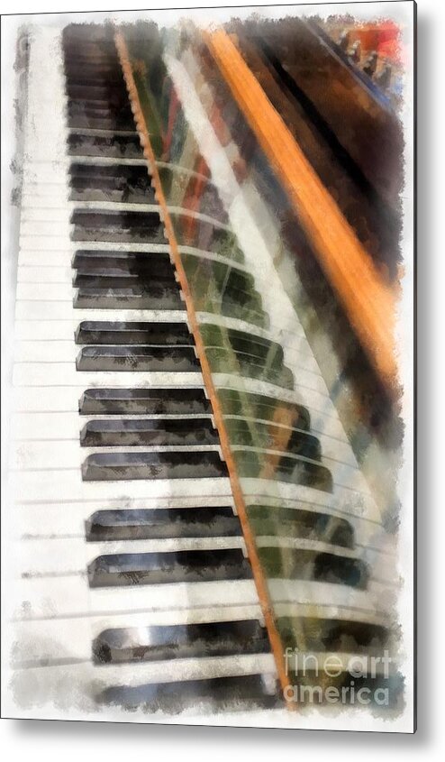 Piano Metal Print featuring the photograph Play It Again Sam by Edward Fielding