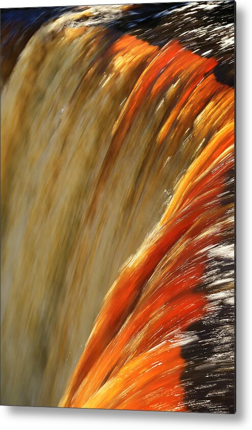 Poured Maple Metal Print featuring the photograph Poured Maple by Rachel Cohen