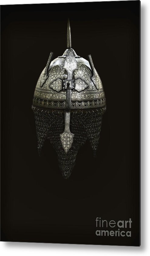Helmet Metal Print featuring the photograph Protect by Margie Hurwich