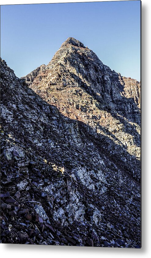 Pyramid Metal Print featuring the photograph Pyramid Peak by Aaron Spong
