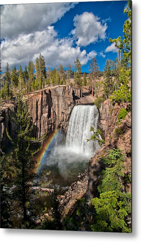 Water Metal Print featuring the photograph Rainbow Falls by Cat Connor