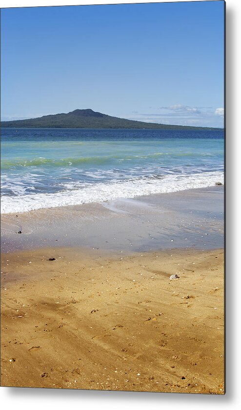 New Zealand Metal Print featuring the photograph Rangitoto by Les Cunliffe