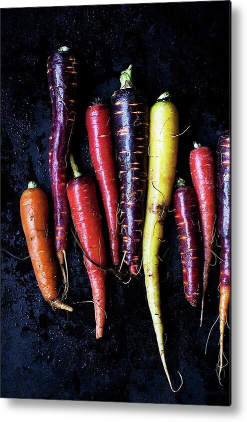 San Francisco Metal Print featuring the photograph Raw Carrots by One Girl In The Kitchen