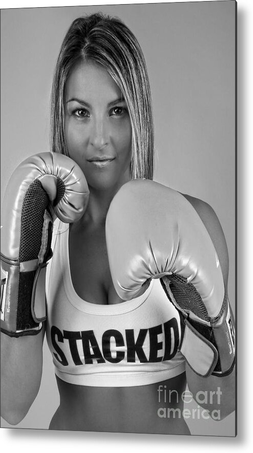 Melissa Dero Metal Print featuring the photograph Ready to Rumble - Boxing by Lee Dos Santos