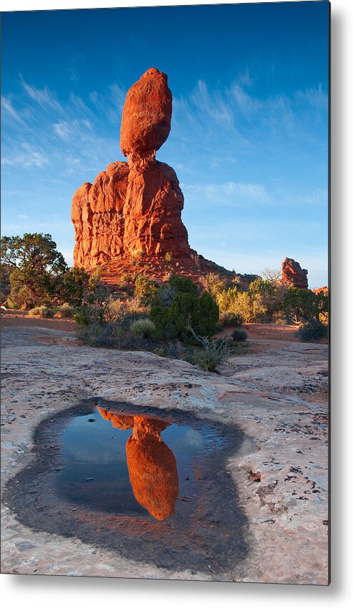Parks Metal Print featuring the photograph Reflected Rock by Darren Bradley