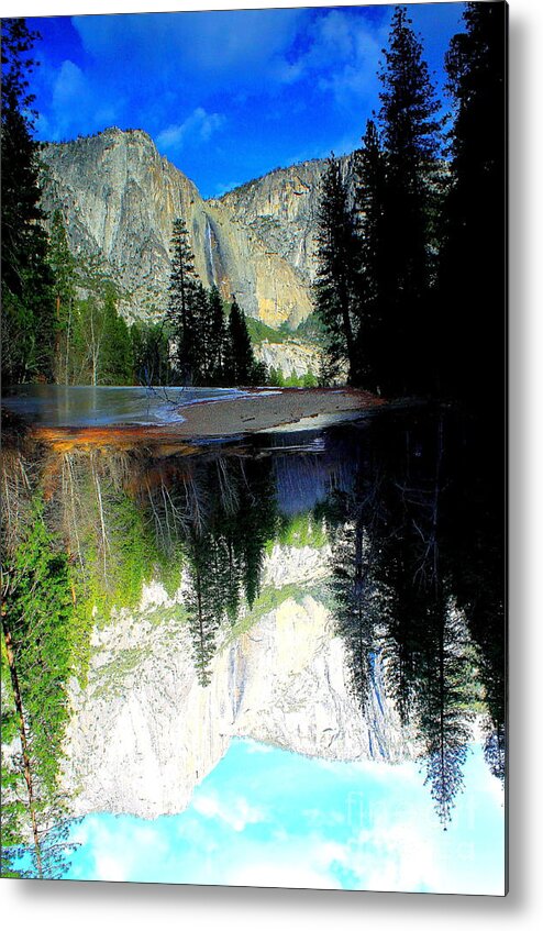 Yosemite Metal Print featuring the photograph Reflections 1 Yosemite by Theresa Ramos-DuVon
