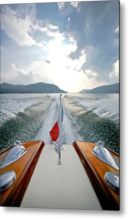 Riva Metal Print featuring the photograph Riva on Hudson by Steven Lapkin