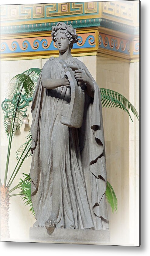 Statue Metal Print featuring the photograph Roman Beauty by Lorna Rose Marie Mills DBA Lorna Rogers Photography