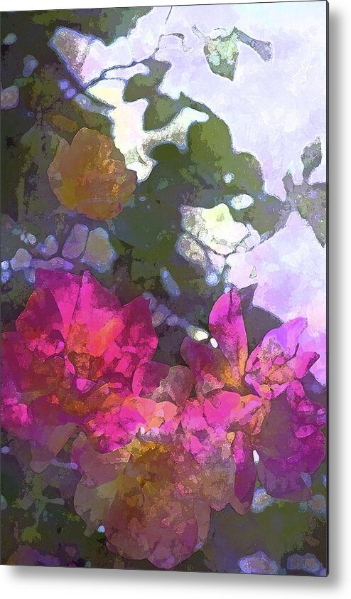 Floral Metal Print featuring the photograph Rose 206 by Pamela Cooper