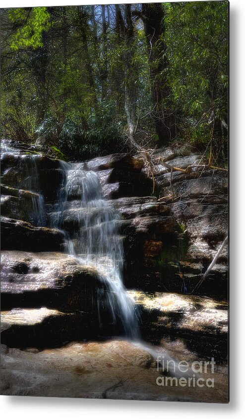 Awosting Falls Metal Print featuring the photograph Run Off by Rick Kuperberg Sr