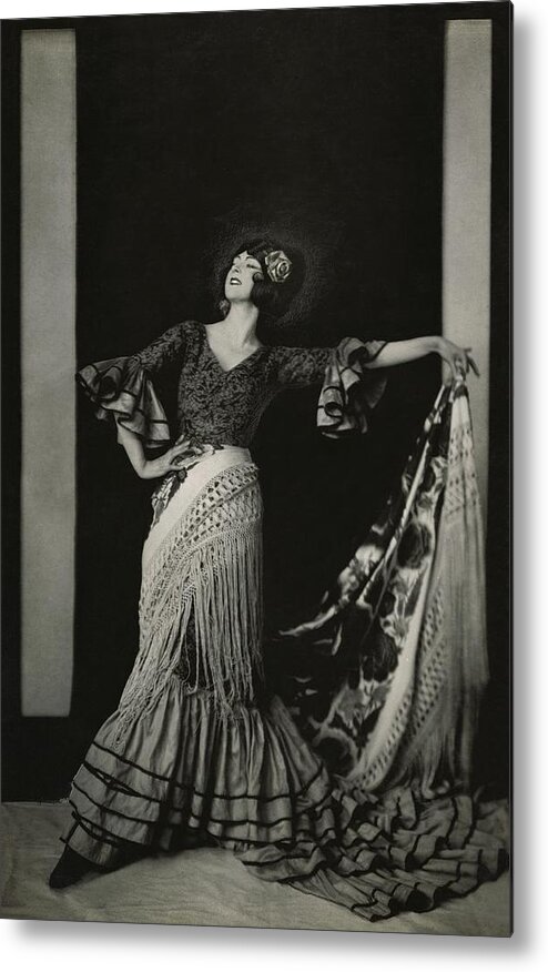 Beauty Metal Print featuring the photograph Ruth St. Denis In Costume by Edward Steichen