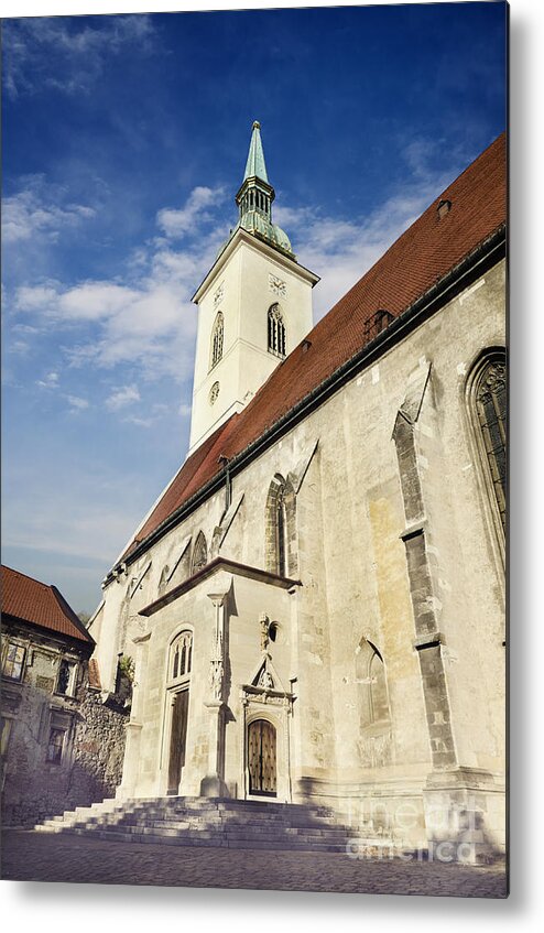 Bratislava Metal Print featuring the photograph Saint Martins cathedral by Jelena Jovanovic