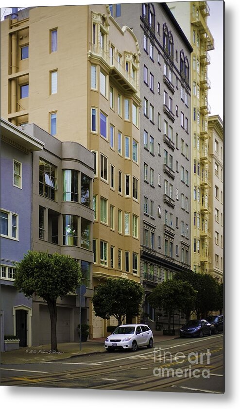 Highrise Metal Print featuring the photograph San Francisco Architecture by Richard J Thompson 