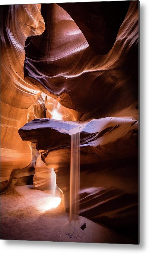 Antelope Metal Print featuring the photograph Sand Fall by Walde Jansky