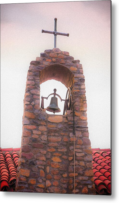 Chapel Metal Print featuring the photograph Santa Ysabel Mission Bell Tower by Scott Campbell