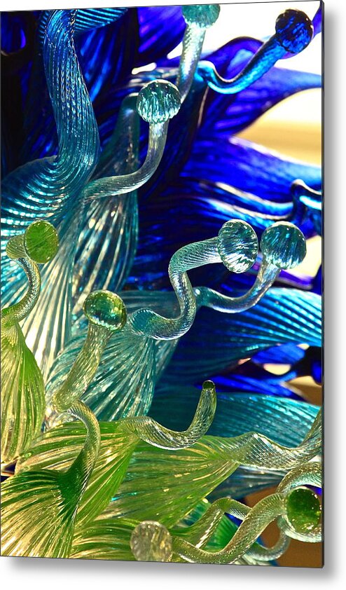 Sculpture Metal Print featuring the photograph Sea Glass by Karon Melillo DeVega