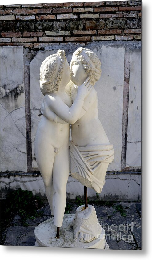 Italy Metal Print featuring the photograph Sealed with a kiss by Brenda Kean