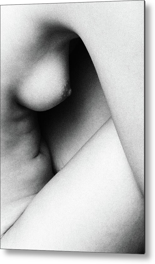 Nude Metal Print featuring the photograph Shapes by David Mccracken