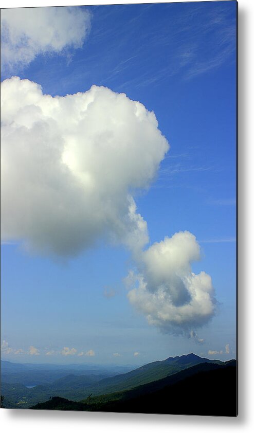 Sky Metal Print featuring the photograph Smoky Mountains And Clouds by Michael Eingle