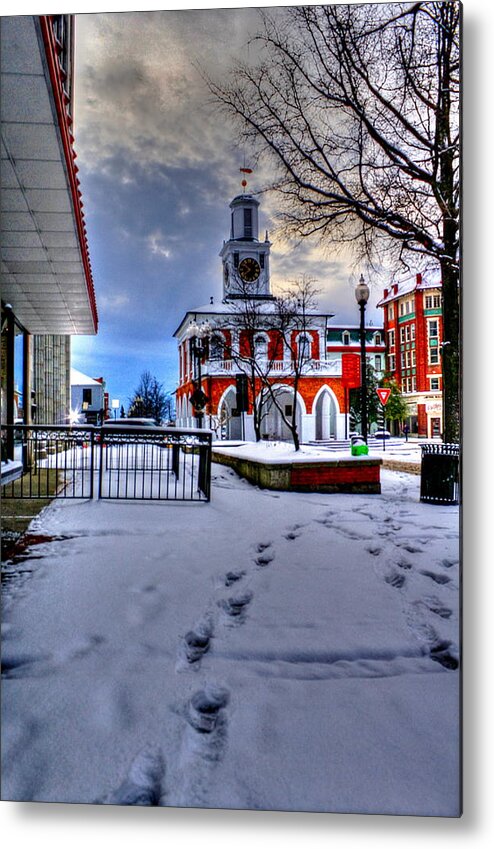 Snow Metal Print featuring the photograph Historic 8 by Albert Fadel