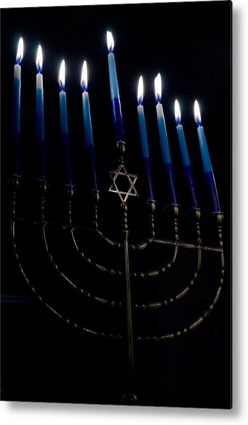 Holiday Metal Print featuring the photograph So Let Your Light Shine by Tikvah's Hope
