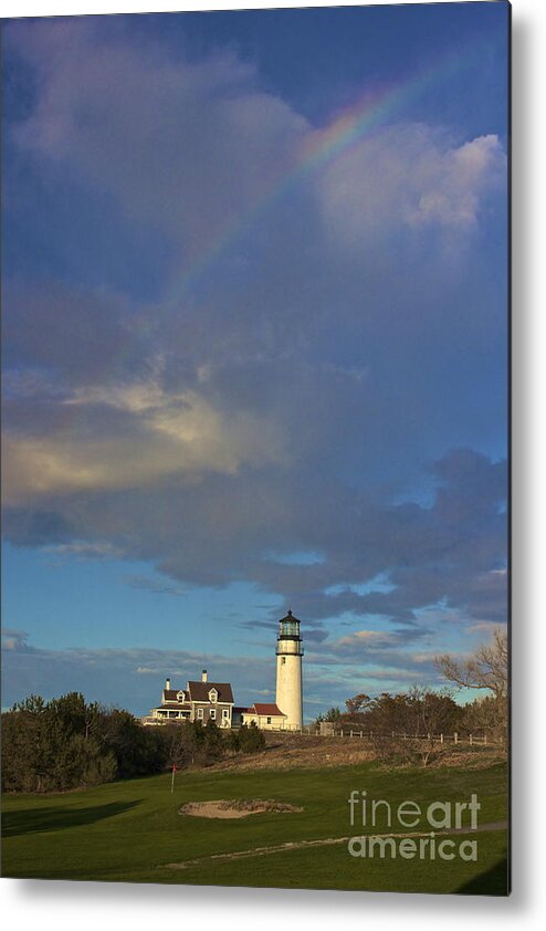 Rainbow Metal Print featuring the photograph Somewhere Over the Rainbow by Amazing Jules