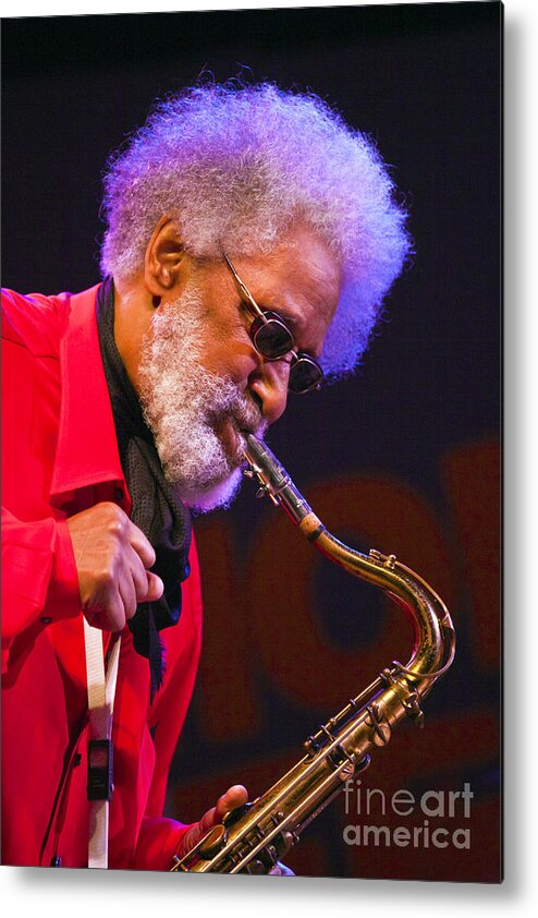 Craig Lovell Metal Print featuring the photograph Sonny Rollins on Sax by Craig Lovell