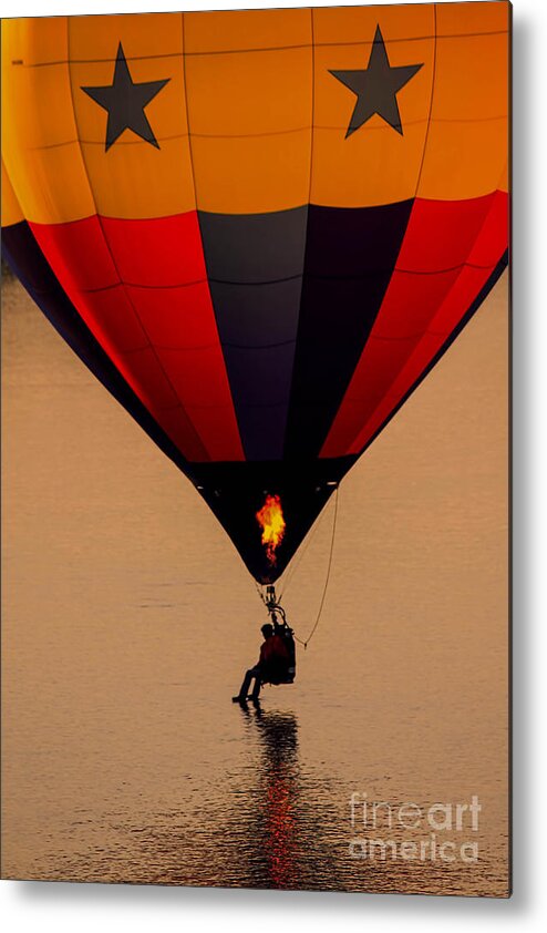 Hotairballoon Metal Print featuring the photograph Soul Searching by Brenda Giasson