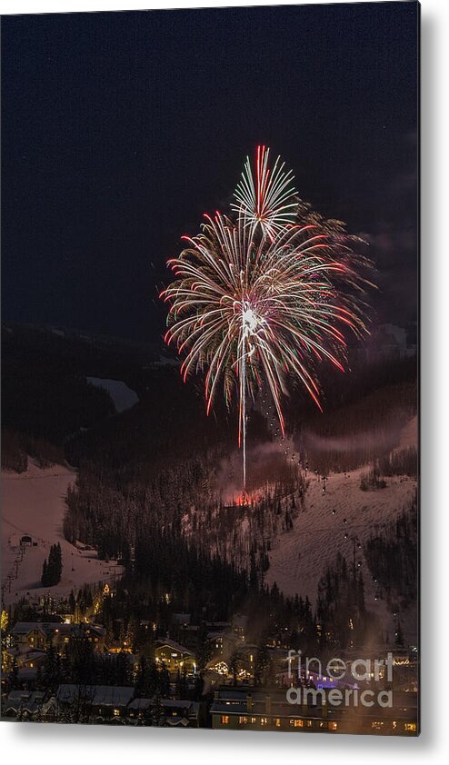 Landscape Metal Print featuring the photograph Sparks by Franz Zarda