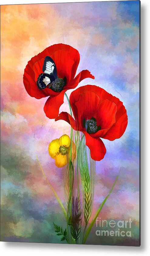 Spring Metal Print featuring the painting Spring.......... by Andrzej Szczerski