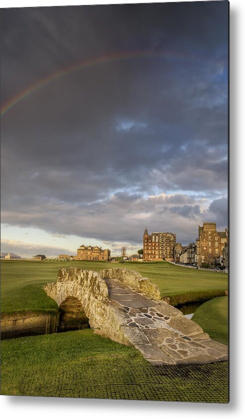 British Open Metal Print featuring the photograph St Andrews Bridge by Chris Frost