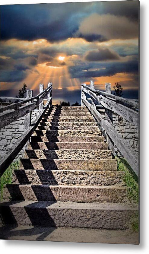 Paradise Metal Print featuring the photograph Stairway To Paradise by DJ Florek