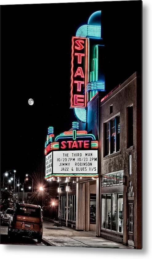 Hdr Metal Print featuring the photograph State Theater by Jim Thompson