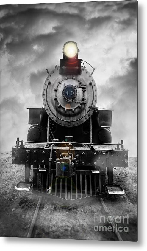 Essex. Train Metal Print featuring the photograph Steam Train Dream by Edward Fielding