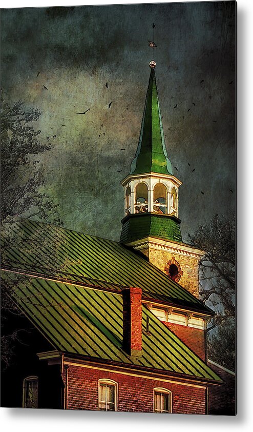 Julia Springer Metal Print featuring the photograph Stormy Evening by Julia Springer